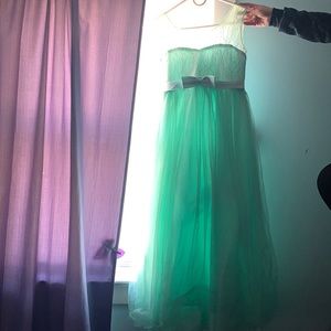 Green prom dress for girls